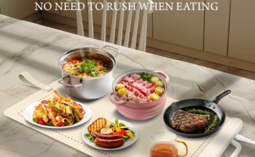 Food warming pad - Sleek design